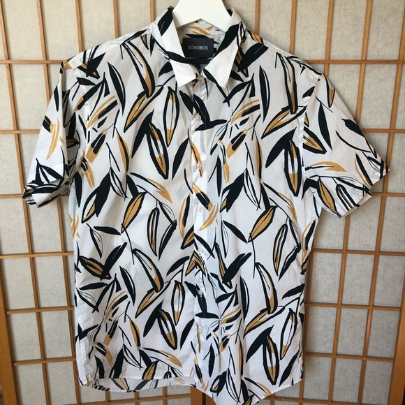 Bonobos Other - Graphic Print Riviera Short Sleeve Shirt